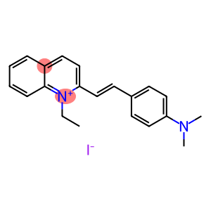 2-[2-[4-(dimethylamino)phenyl]ethenyl]-1-ethyl-quinoliniuiodide