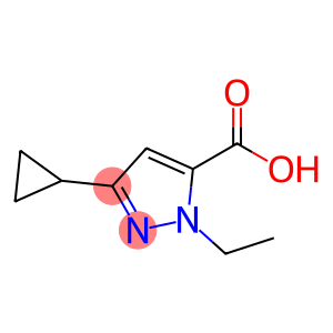 3-cyclopropyl-1-ethyl-1H-pyrazole-5-carboxylic acid(SALTDATA