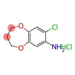 8-CHLORO-3,4-DIHYDRO-2H-1,5-BENZODIOXEPIN-7-AMINE HYDROCHLORIDE