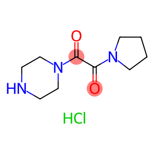 1-(piperazin-1-yl)-2-(pyrrolidin-1-yl)ethane-1,2-dione hydrochloride
