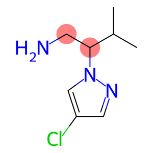 [2-(4-chloro-1H-pyrazol-1-yl)-3-methylbutyl]amine