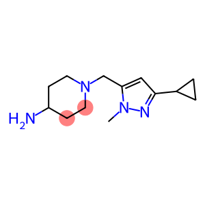1-[(3-环丙基-1-甲基-1H-吡唑-5-基)甲基]哌啶-4-胺