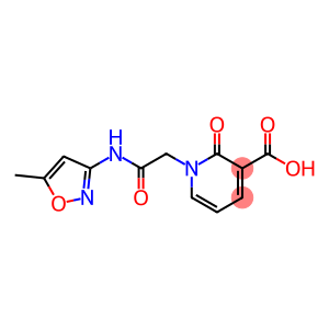 1-[(5-Methyl-isoxazol-3-ylcarbamoyl)-methyl]-2-oxo-1,2-dihydro-pyridine-3-carboxylic acid