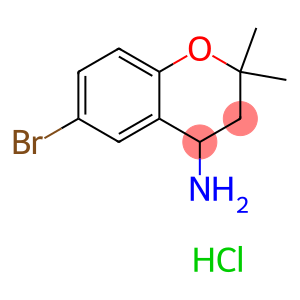 6-BROMO-3,4-DIHYDRO-2,2-DIMETHYL-2H-CHROMEN-4-AMINE HCL