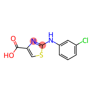 2-((3-Chlorophenyl)amino)-1,3-thiazole-4-carboxylic acid, 95%