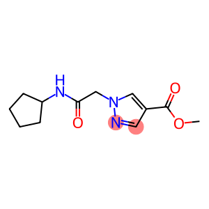 methyl 1-[2-(cyclopentylamino)-2-oxoethyl]-1H-pyrazole-4-carboxylate
