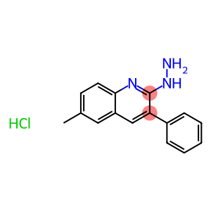2-Hydrazino-6-methyl-3-phenylquinoline hydrochloride