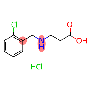 3-{[(2-chlorophenyl)methyl]amino}propanoic acid hydrochloride