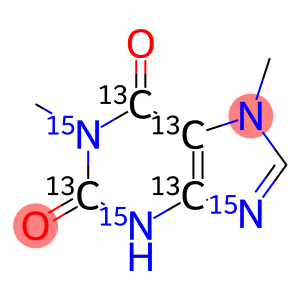 1,7-DIMETHYLXANTHINE (PARAXANTHINE, 2,4,5,6-13C4 1,3,9-15N3)