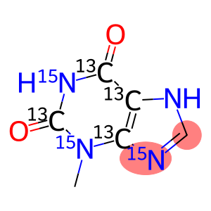 3-Methylxanthine-2,4,5,6-13C4, 1,3,9-15N3