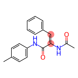 (2Z)-2-(acetylamino)-N-(4-methylphenyl)-3-phenylprop-2-enamide