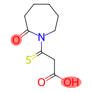 1H-Azepine-1-propanoic  acid,  hexahydro-2-oxo--bta--thioxo-