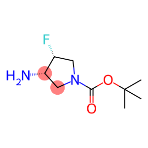 1-Pyrrolidinecarboxylic acid, 3-amino-4-fluoro-, 1,1-dimethylethyl ester, (3S,4R)-