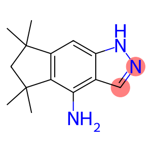 5,5,7,7-Tetramethyl-1,5,6,7-tetrahydrocyclopenta-[f]indazol-4-amine