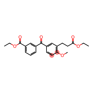 Benzenepropanoic acid, 5-[3-(ethoxycarbonyl)benzoyl]-2-methoxy-, ethyl ester