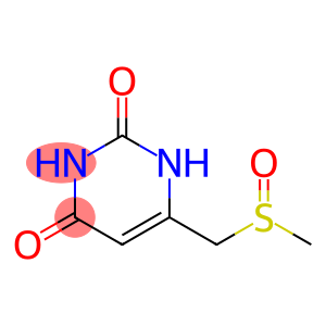 2,4(1H,3H)-Pyrimidinedione, 6-[(methylsulfinyl)methyl]-