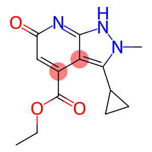 Ethyl 3-cyclopropyl-6-hydroxy-2-methyl-2h-pyrazolo[3,4-b]pyridine-4-carboxylate