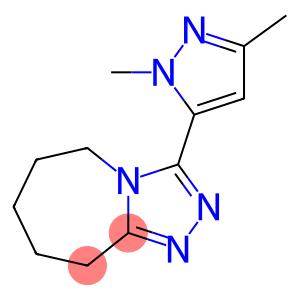 5H-1,2,4-Triazolo[4,3-a]azepine, 3-(1,3-dimethyl-1H-pyrazol-5-yl)-6,7,8,9-tetrahydro-