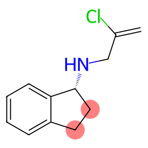 1H-Inden-1-amine, N-(2-chloro-2-propen-1-yl)-2,3-dihydro-, (1R)-