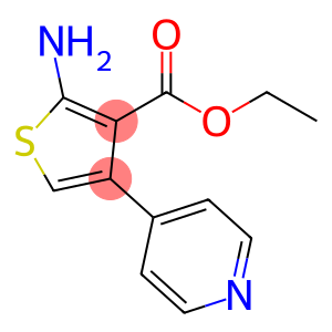 3-Thiophenecarboxylic acid, 2-amino-4-(4-pyridinyl)-, ethyl ester
