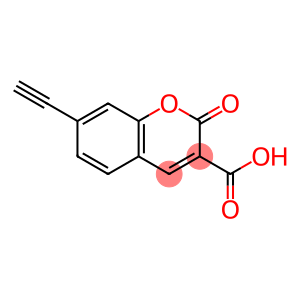 7-乙炔基-2-氧代-2H-色烯-3-羧酸