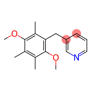 Pyridine, 3-[(2,5-dimethoxy-3,4,6-trimethylphenyl)methyl]-