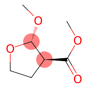 3-Furancarboxylicacid,tetrahydro-2-methoxy-,methylester,trans-(9CI)