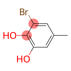1,2-Benzenediol, 3-bromo-5-methyl- (9CI)