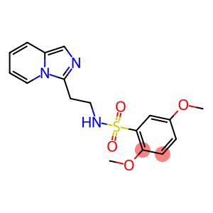 N-[2-(imidazo[1,5-a]pyridin-3-yl)ethyl]-2,5-dimethoxybenzenesulfonamide