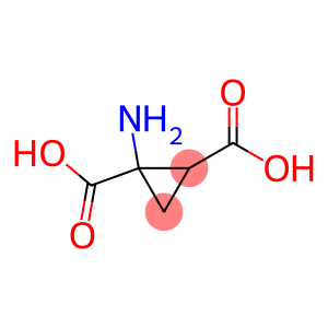 1,2-Cyclopropanedicarboxylicacid,1-amino-(9CI)