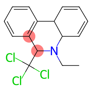 5-ethyl-6-(trichloromethyl)-4a,5,6,10b-tetrahydrophenanthridine