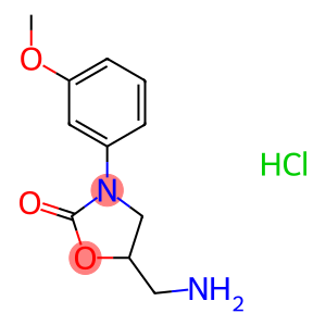 5-(AMINOMETHYL)-3-(3-METHOXYPHENYL)-1,3-OXAZOLIDIN-2-ONE HYDROCHLORIDE