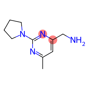 [6-Methyl-2-(pyrrolidin-1-yl)pyrimidin-4-yl]methanamine