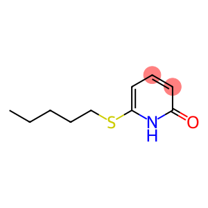 2(1H)-Pyridinone,6-(pentylthio)-(9CI)