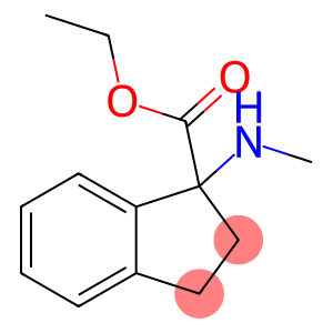 1H-Indene-1-carboxylic acid, 2,3-dihydro-1-(methylamino)-, ethyl ester