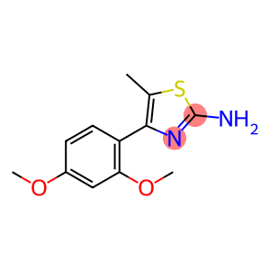 2-Thiazolamine,4-(2,4-dimethoxyphenyl)-5-methyl-