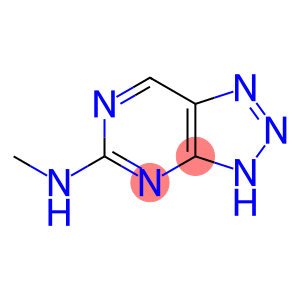 v-Triazolo[4,5-d]pyrimidine, 5-methylamino- (6CI)