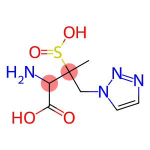 2-Amino-3-methyl-3-sulfino-4-(1H-1,2,3-triazol-1-yl)butanoic acid