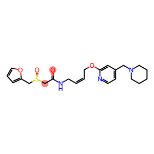 n-(4-(4-piperidinylmethyl)pyridyl-2-oxy)butenyl-2-(furfurylsulfinyl)acetamide