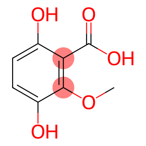 3,6-DIHYDROXY-2-METHOXY BENZOIC ACID