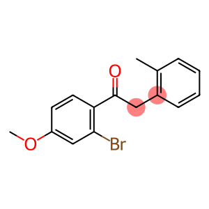 1-(2-Bromo-4-methoxyphenyl)-2-(2-methylphenyl)ethan-1-one