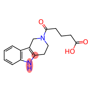 2H-Pyrido[4,3-b]indole-2-pentanoic acid, 1,3,4,5-tetrahydro-δ-oxo-
