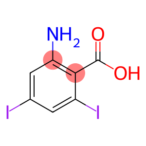 Benzoic acid, 2-amino-4,6-diiodo-