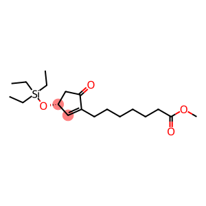 (R)-Methyl 7-(5-oxo-3-((triethylsilyl)-oxy)cyclopent-1-en-1-yl)heptanoate