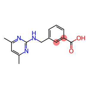 3-{[(4,6-二甲基嘧啶-2-基)氨基]甲基}苯甲酸