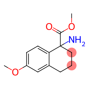 1-Naphthalenecarboxylic acid, 1-amino-1,2,3,4-tetrahydro-6-methoxy-, methyl ester