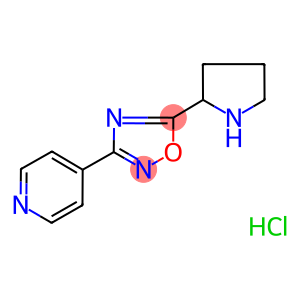 4-(5-pyrrolidin-2-yl-1,2,4-oxadiazol-3-yl)pyridine hydrochloride