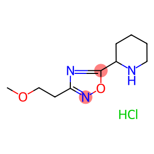 2-[3-(2-methoxyethyl)-1,2,4-oxadiazol-5-yl]piperidine hydrochloride