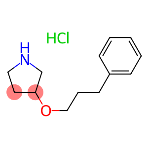 3-(3-Phenylpropoxy)pyrrolidine hydrochloride