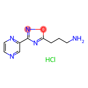 [3-(3-Pyrazin-2-yl-1,2,4-oxadiazol-5-yl)propyl]-amine hydrochloride